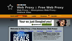 What Freesurfproxy.org website looked like in 2011 (13 years ago)