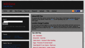 What Free-midi.org website looked like in 2015 (10 years ago)