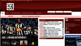 What Footafrica365.fr website looked like in 2015 (8 years ago)