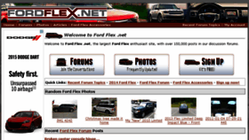 What Fordflex.net website looked like in 2015 (8 years ago)