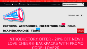 What Firstcheer.com website looked like in 2015 (8 years ago)