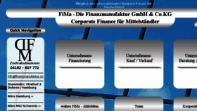 What Finanzmanufaktur.org website looked like in 2015 (8 years ago)