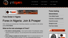 What Fxopennigeria.com website looked like in 2015 (8 years ago)
