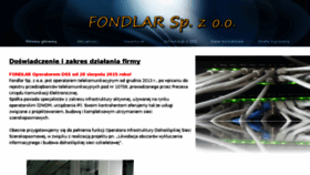 What Fondlar.pl website looked like in 2015 (8 years ago)