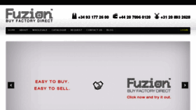 What Fuzioncompany.com website looked like in 2015 (8 years ago)
