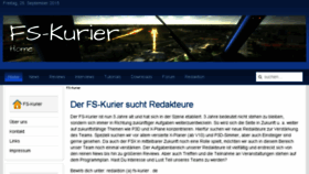What Fs-kurier.de website looked like in 2015 (8 years ago)