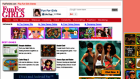 What Funforgirls.com website looked like in 2015 (8 years ago)