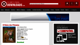 What Filmesparadownloads.com website looked like in 2015 (8 years ago)