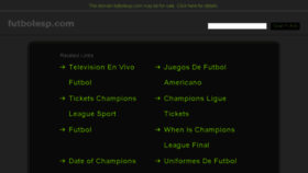 What Futbolesp.com website looked like in 2015 (8 years ago)