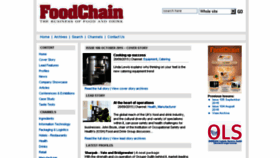 What Foodchain-magazine.com website looked like in 2015 (8 years ago)