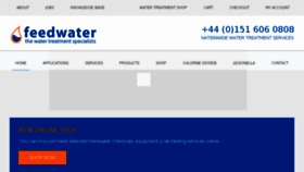 What Feedwater.co.uk website looked like in 2015 (8 years ago)