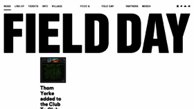 What Fielddayfestivals.com website looked like in 2015 (8 years ago)