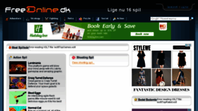 What Freeonline.dk website looked like in 2015 (8 years ago)