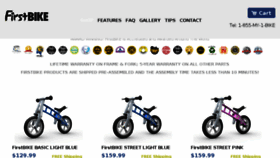 What Firstbike.us website looked like in 2015 (8 years ago)