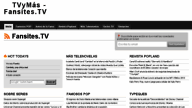 What Fansites.tv website looked like in 2015 (8 years ago)