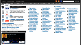 What Friendsstatus.com website looked like in 2015 (9 years ago)