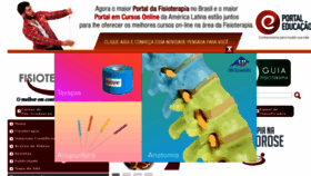 What Fisioterapia.com.br website looked like in 2015 (8 years ago)