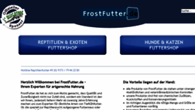 What Frostfutter.de website looked like in 2015 (8 years ago)