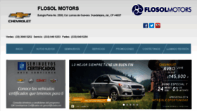 What Flosolchevrolet.com.mx website looked like in 2015 (8 years ago)