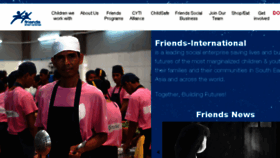 What Friends-international.org website looked like in 2015 (8 years ago)