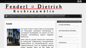 What Familienrecht-anwaeltin.de website looked like in 2015 (8 years ago)