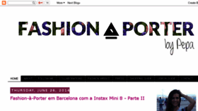 What Fashionaporterbypepa.com website looked like in 2015 (8 years ago)