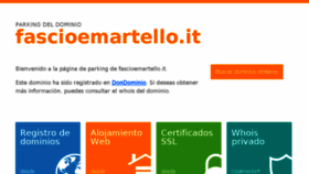 What Fascioemartello.it website looked like in 2015 (8 years ago)