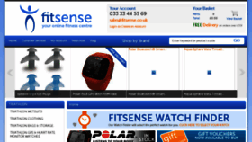 What Fitsense.co.uk website looked like in 2015 (8 years ago)