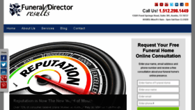 What Funeraldirectorresults.com website looked like in 2015 (8 years ago)