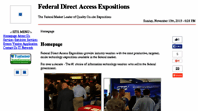 What Fdaexpo.com website looked like in 2015 (8 years ago)