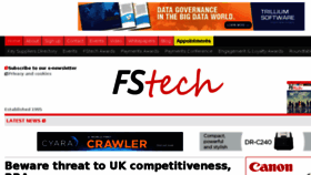 What Fstech.co.uk website looked like in 2015 (8 years ago)