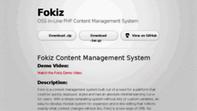 What Fokiz.com website looked like in 2015 (8 years ago)