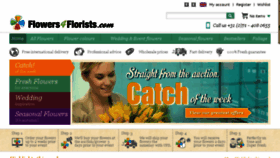 What Flowers4florists.com website looked like in 2015 (8 years ago)