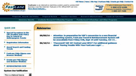 What Fastlane.nsf.gov website looked like in 2015 (10 years ago)