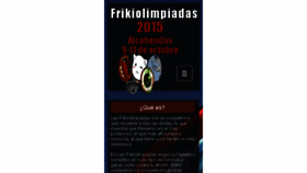 What Frikiolimpiadas.com website looked like in 2015 (8 years ago)