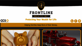What Frontlinewealth.ca website looked like in 2015 (8 years ago)