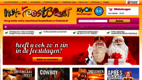 What Feestbeest.nl website looked like in 2015 (8 years ago)