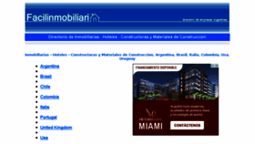 What Facilinmobiliaria.com website looked like in 2015 (8 years ago)