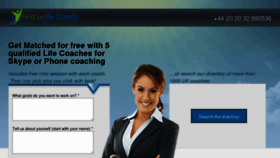What Findalifecoach.co.uk website looked like in 2015 (8 years ago)