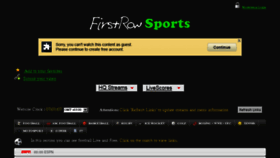 What Firstrowsports.eu website looked like in 2015 (8 years ago)
