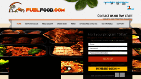 What Fuelfood.com website looked like in 2015 (8 years ago)