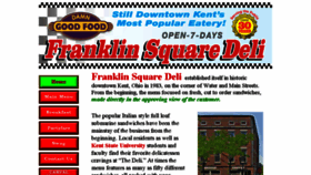 What Franklinsquaredeli.com website looked like in 2015 (8 years ago)