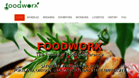 What Foodworxconference.com website looked like in 2015 (8 years ago)