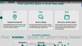 What Findspace.in website looked like in 2015 (8 years ago)