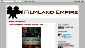What Filmlandempire.com website looked like in 2015 (8 years ago)