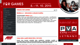 What Forgames.cz website looked like in 2015 (8 years ago)