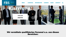 What Fbs-gmbh.de website looked like in 2015 (8 years ago)