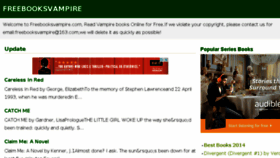 What Freebooksvampire.com website looked like in 2015 (8 years ago)