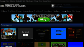 What Freeminecraftgames.com website looked like in 2015 (8 years ago)