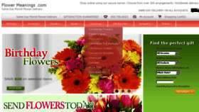 What Flowermeanings.com website looked like in 2015 (8 years ago)